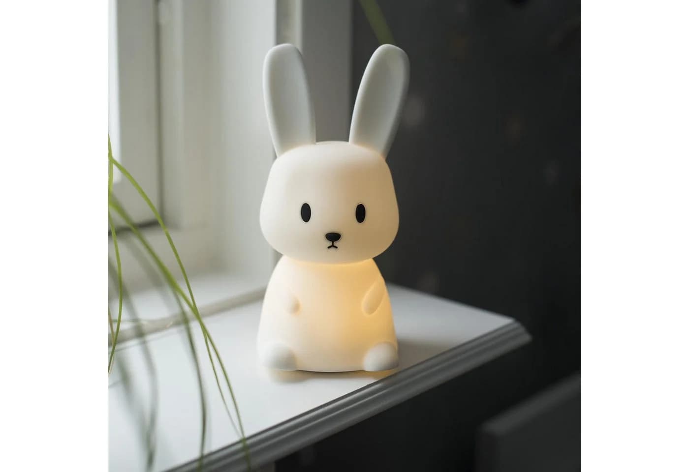 STAR TRADING LED Nachtlicht Functional Bunny, Batterie, Timer, warmweiß und bunt