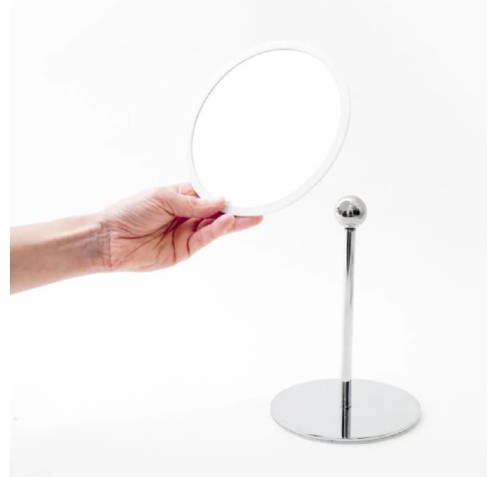 Bosign Make-Up Spiegel Airmirror mit Standfuß Weiß 16,5cm