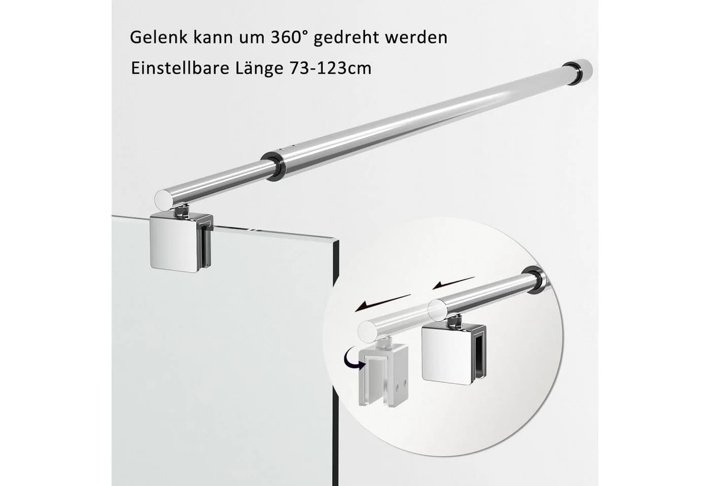 Haltestange aus hochwertigen Materialien, verstellbar