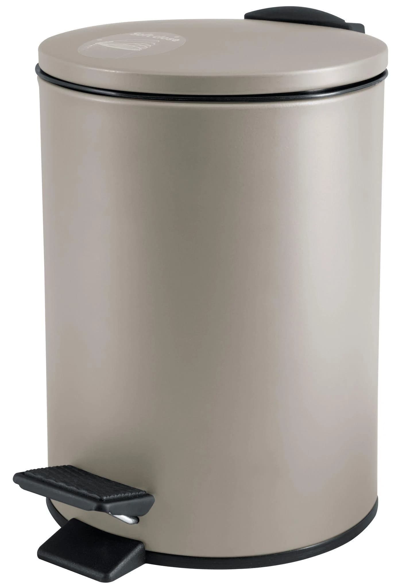 Kosmetikeimer ADELAR 3 Liter Stahl Metall Braun