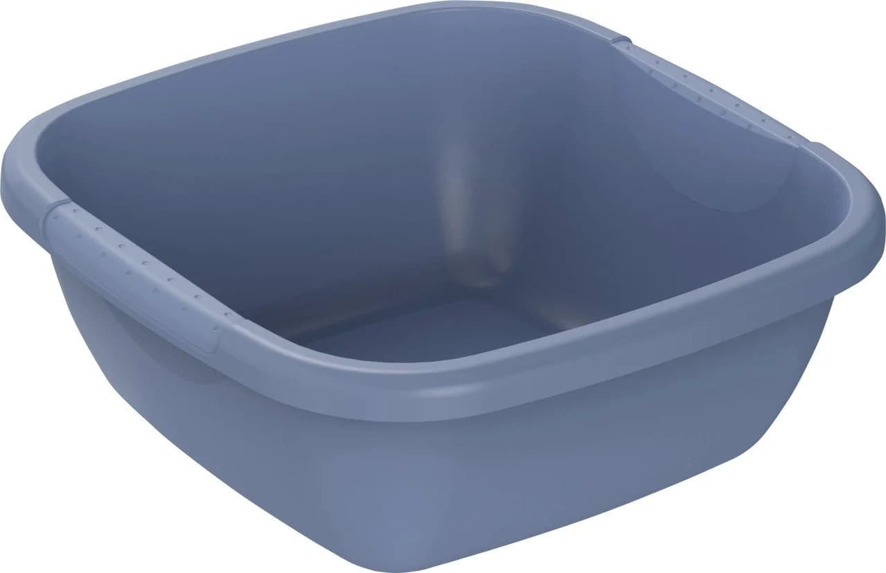 ROTHO Waschschüssel Daily eckig 5 L Blau Kunststoff