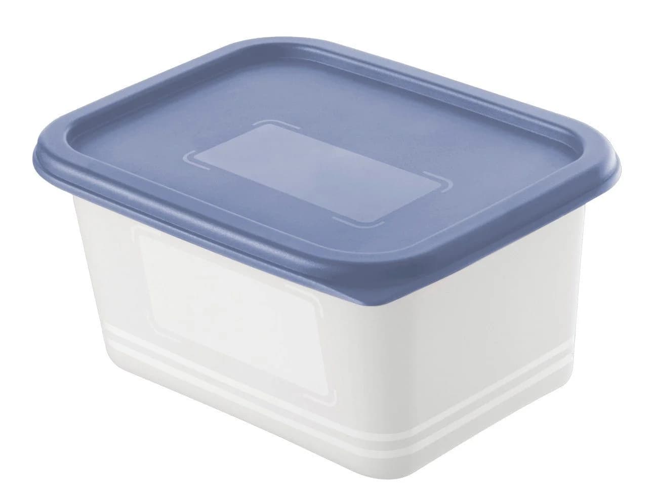 ROTHO Gefrierdosen-Set Domino 4x 0,75l blau transparent