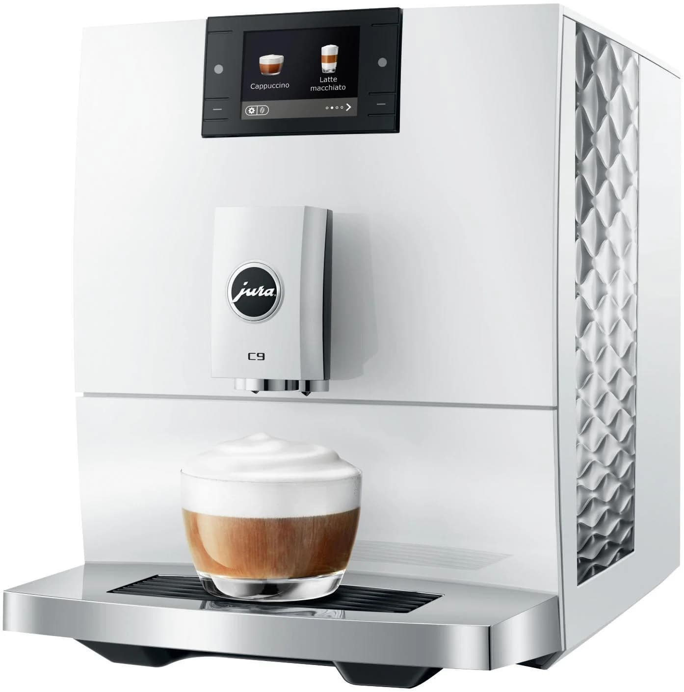 JURA Kaffeevollautomat C9 Piano White mit Wi-Fi Connect