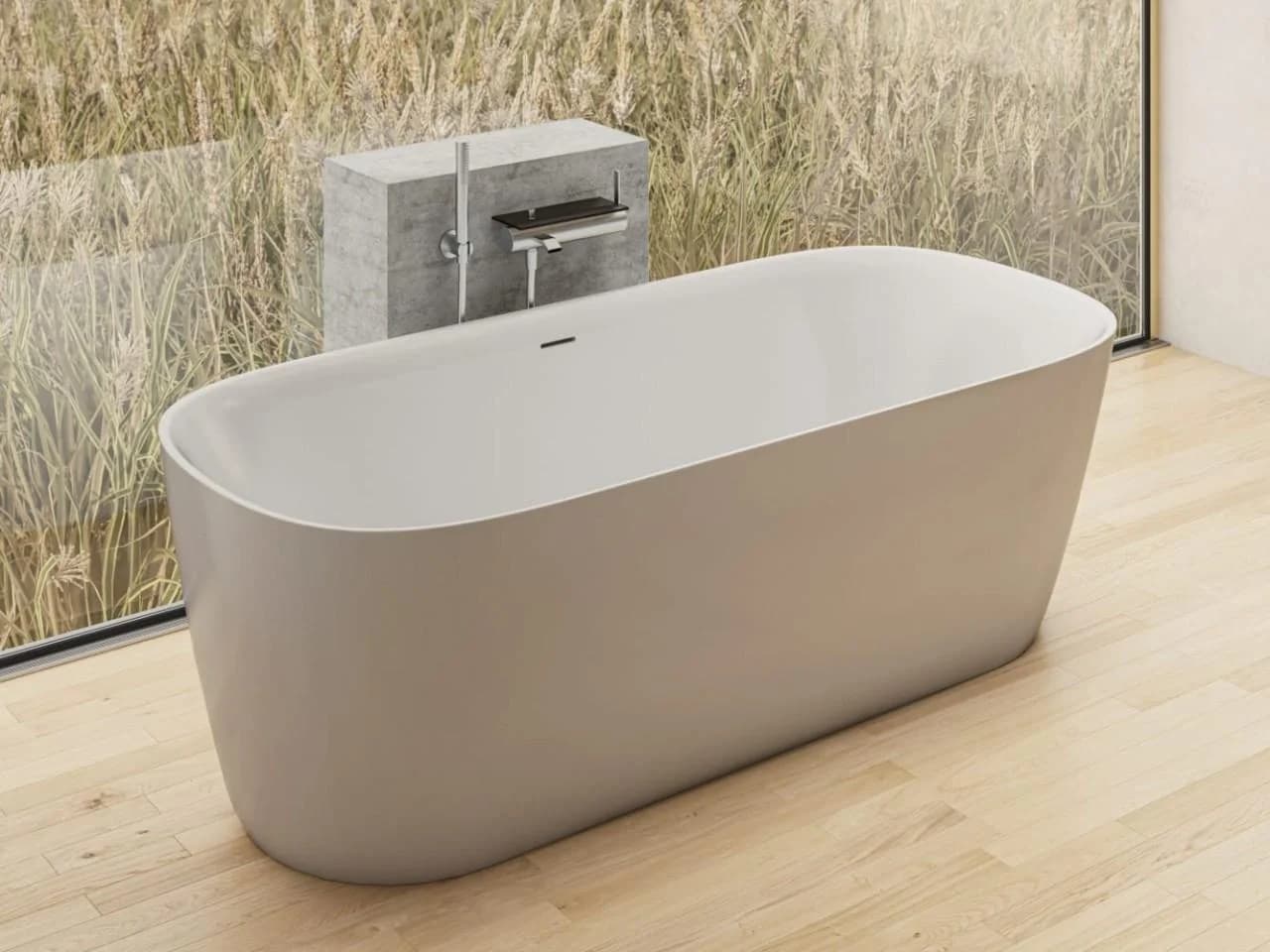 Laufen Meda Badewanne 180x80cm Freistehend Weiß
