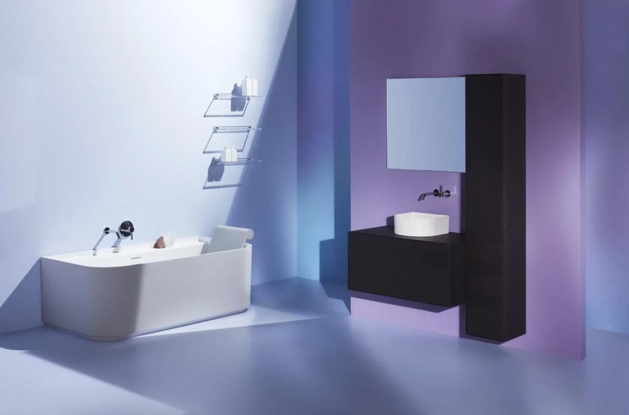 LAUFEN Kartell Ablage Kristallklar Wandmontage