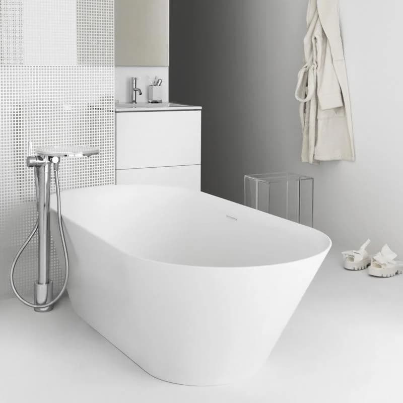 LAUFEN Kartell Badewanne Mineralguss freistehend
