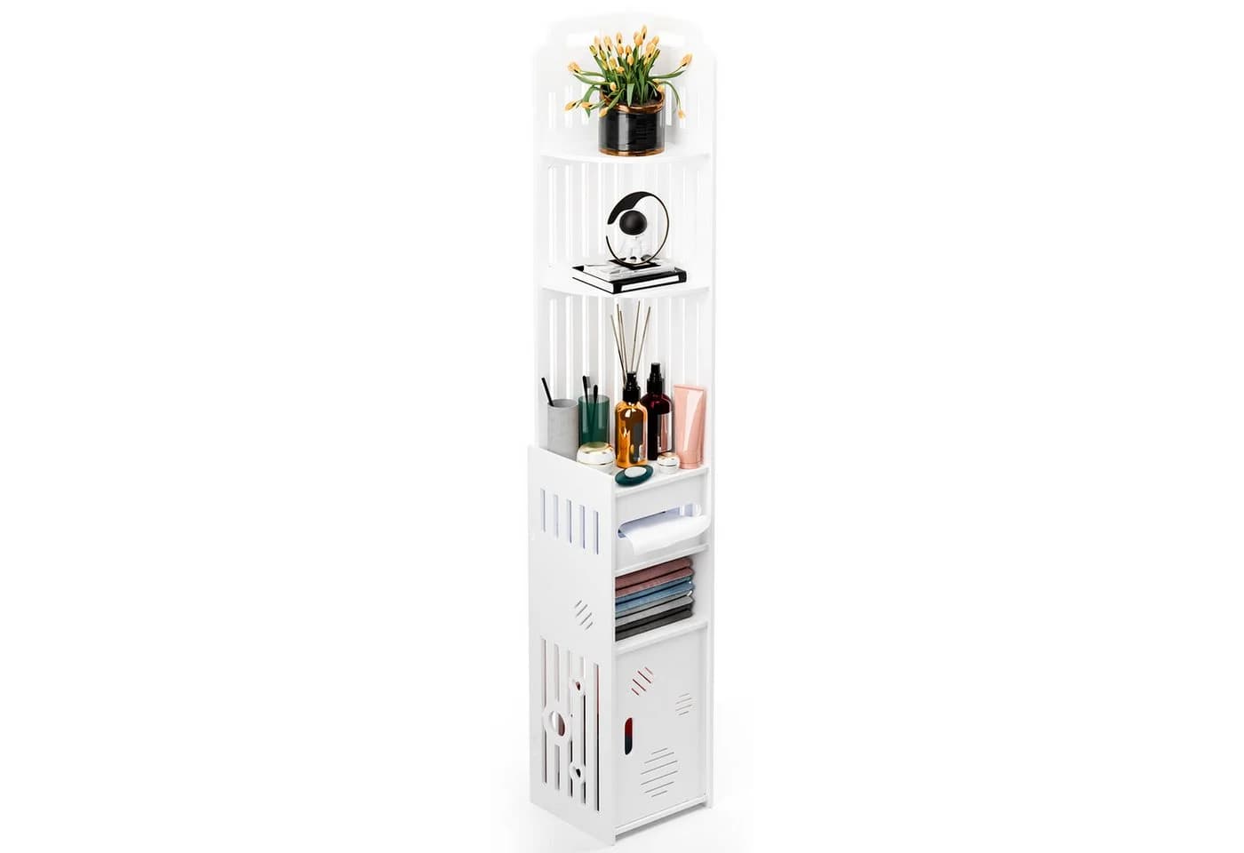 Rutaqian Schmaler Hochschrank für Badezimmer Modern