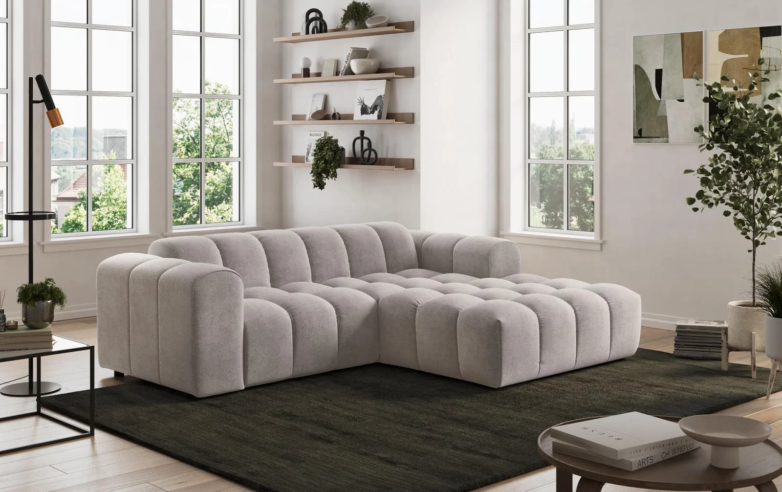 OTTO HOME Ecksofa Rocco L-Form Sand Modern