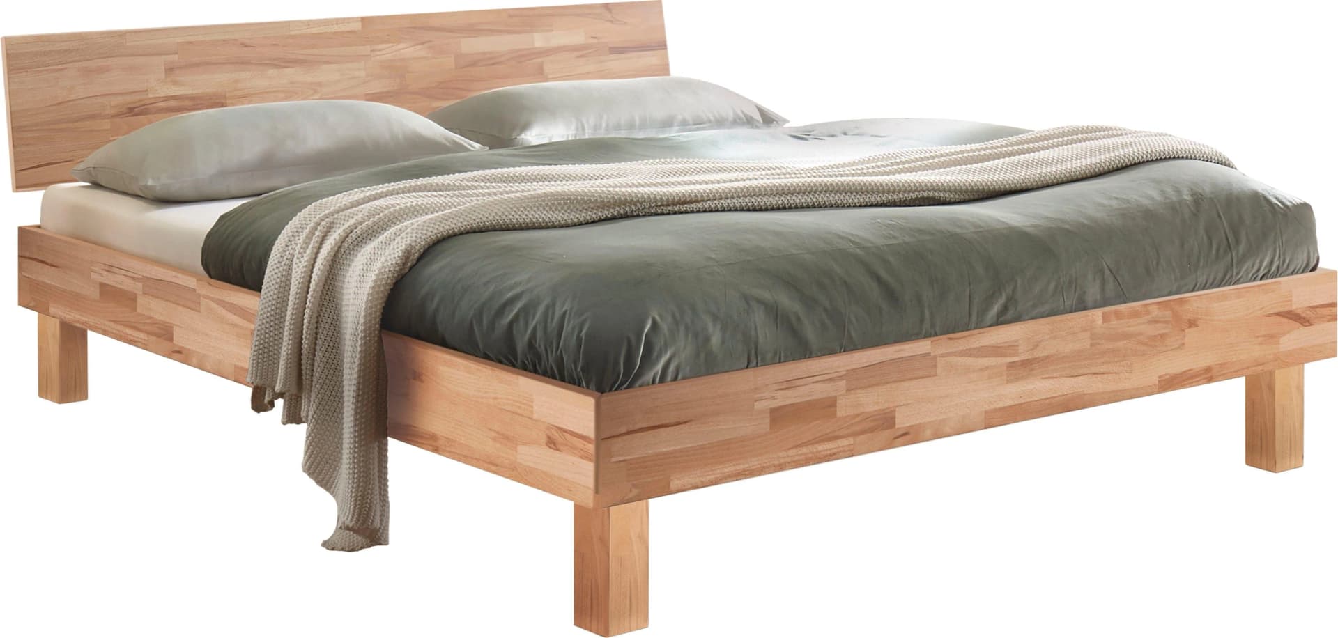 Hasena Forti Holzbett Kernbuche Natur Geölt 146x214 cm