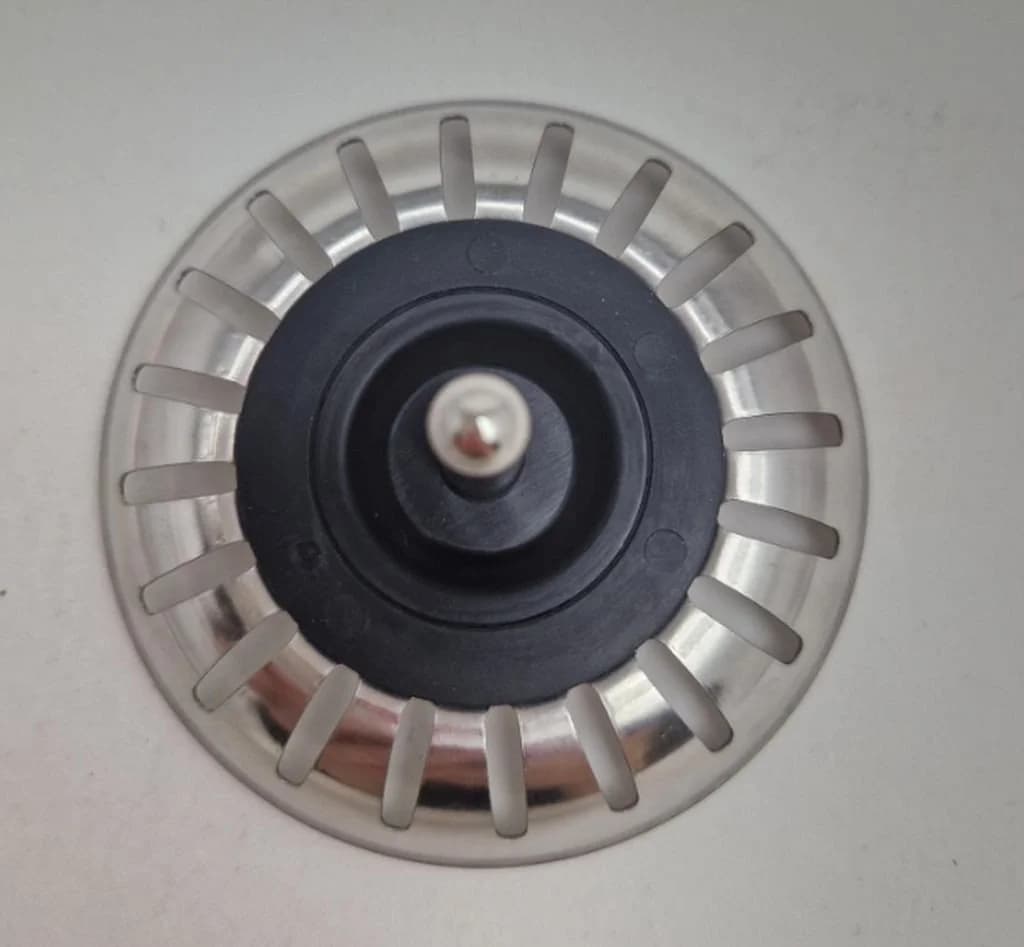 Franke Siebventil Ø 84 mm mit Hubstange Edelstahl