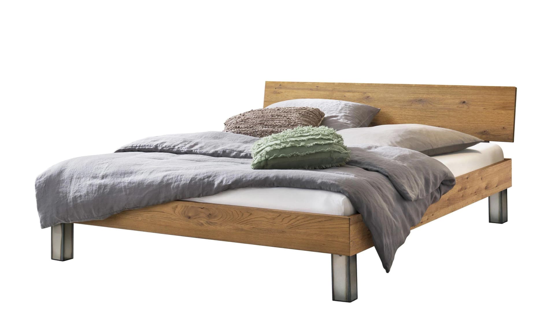Holzbett HASENA LODI Wildeiche Massivholz