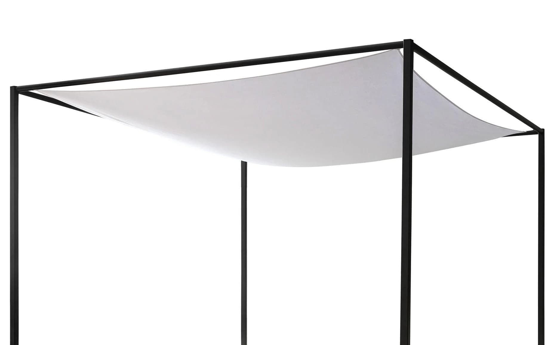 Baldachin-Tuch HASENA VELA Weiß Baumwolle 160x200 cm