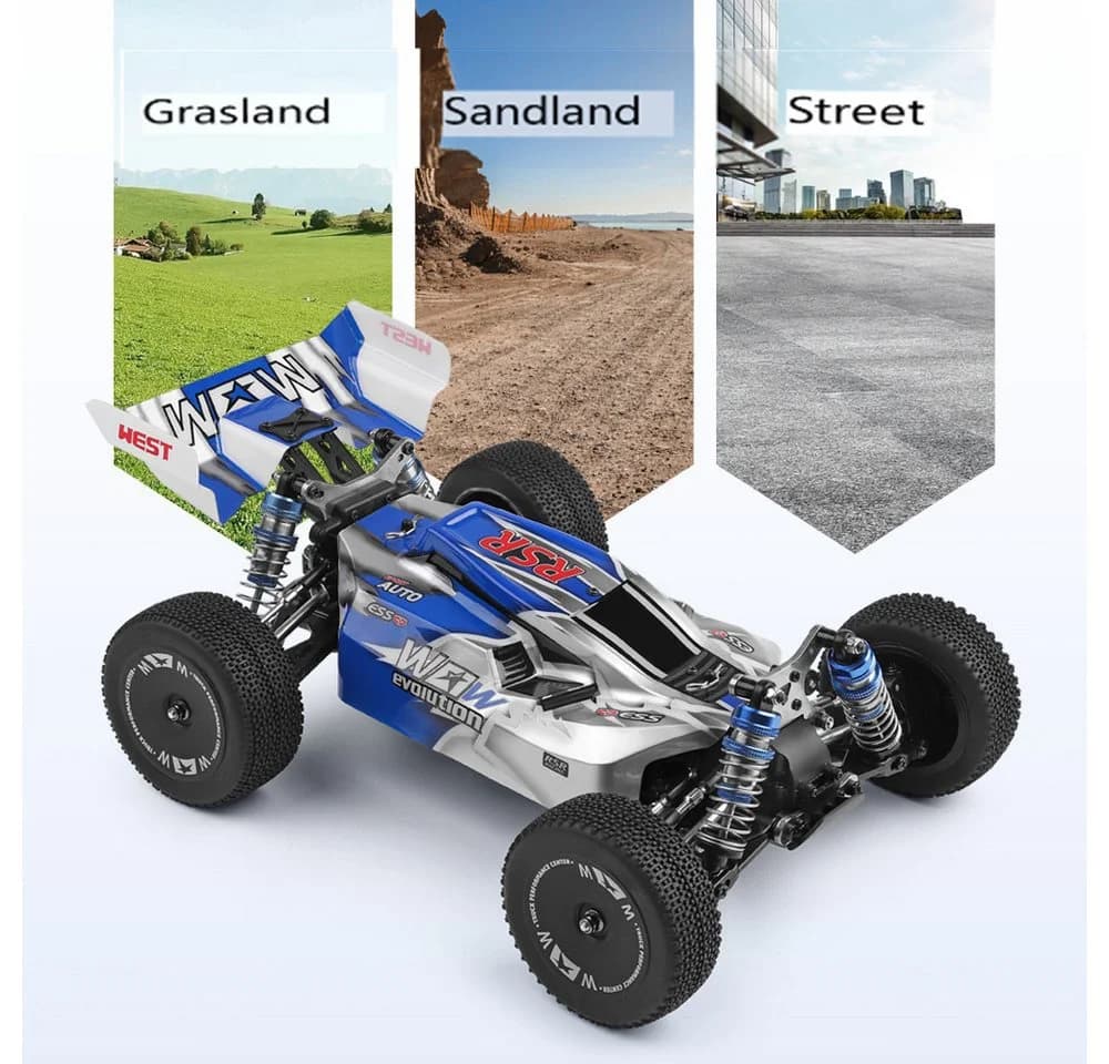 Insma RC-Auto 2,4GHz 4WD 65km/h 1:14 Offroad Metallchassis