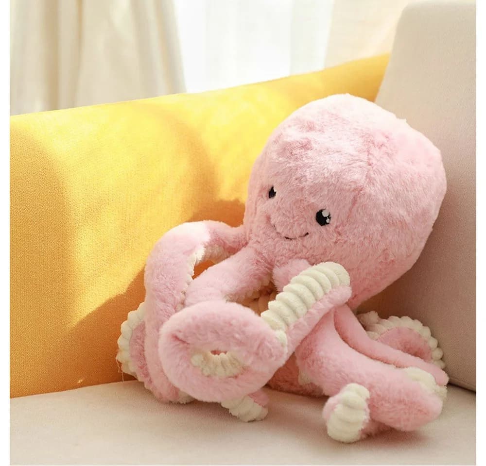 AFKSMILE Dekokissen Oktopus Plüschtier Weich