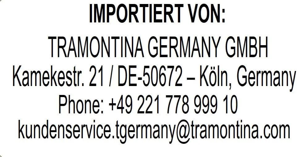 Tramontina Pizzamesser 21 cm Edelstahl mit Holzgriff