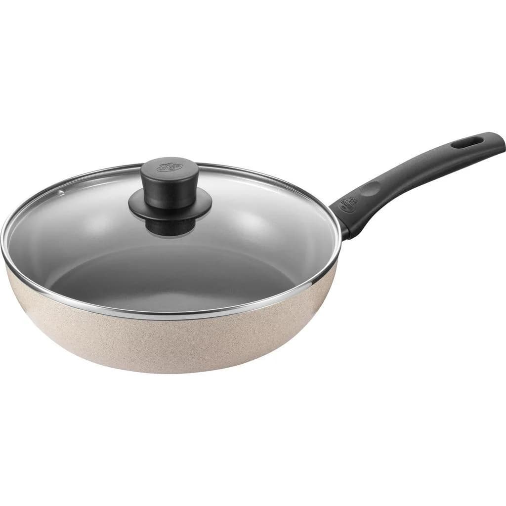 Zwilling Schmorpfanne LEDRO 28 cm mit Deckel Beige Schwarz