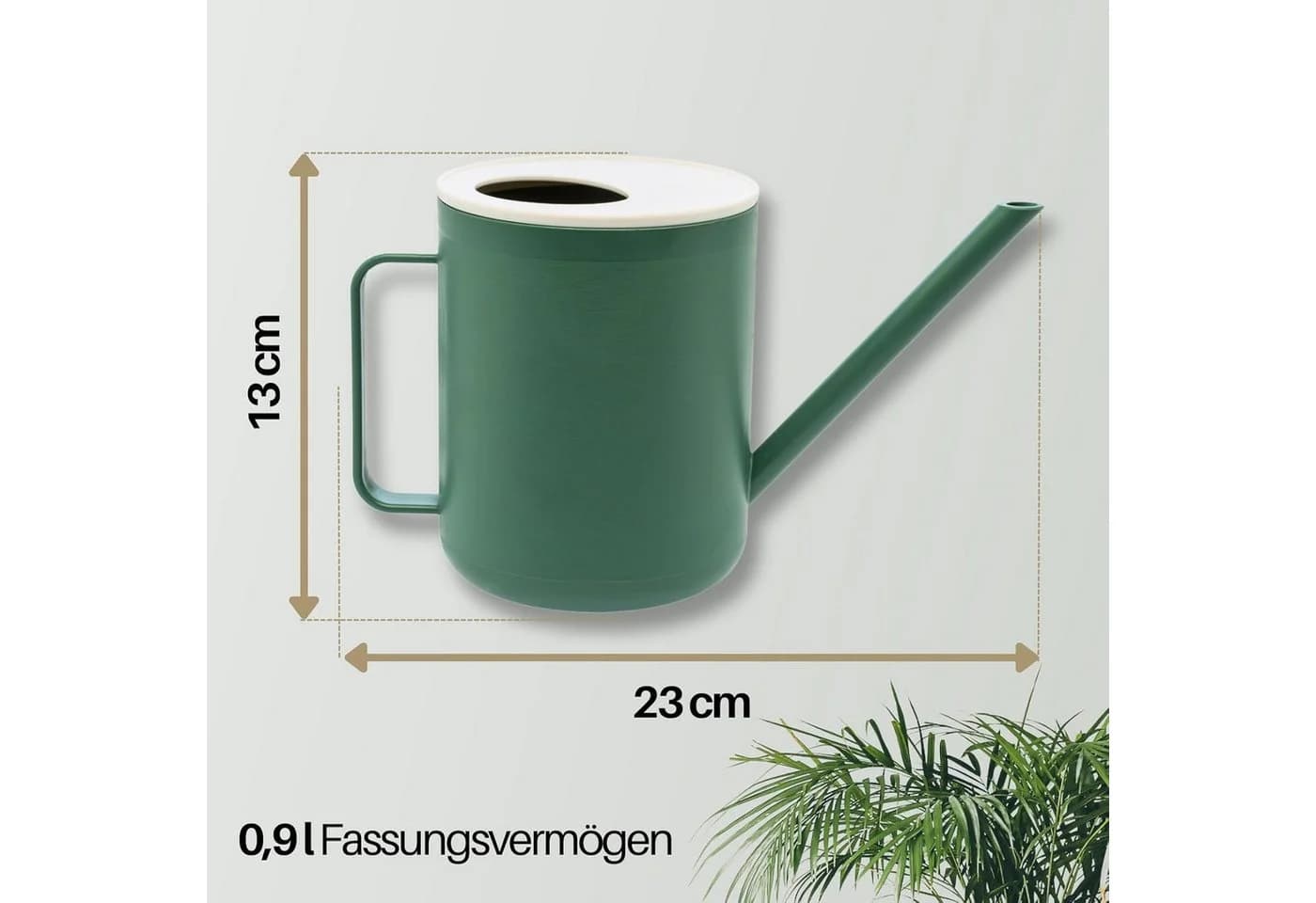 homiez Gießkanne MUG 1,5 ltr. Ergonomischer Griff Präziser Ausguss