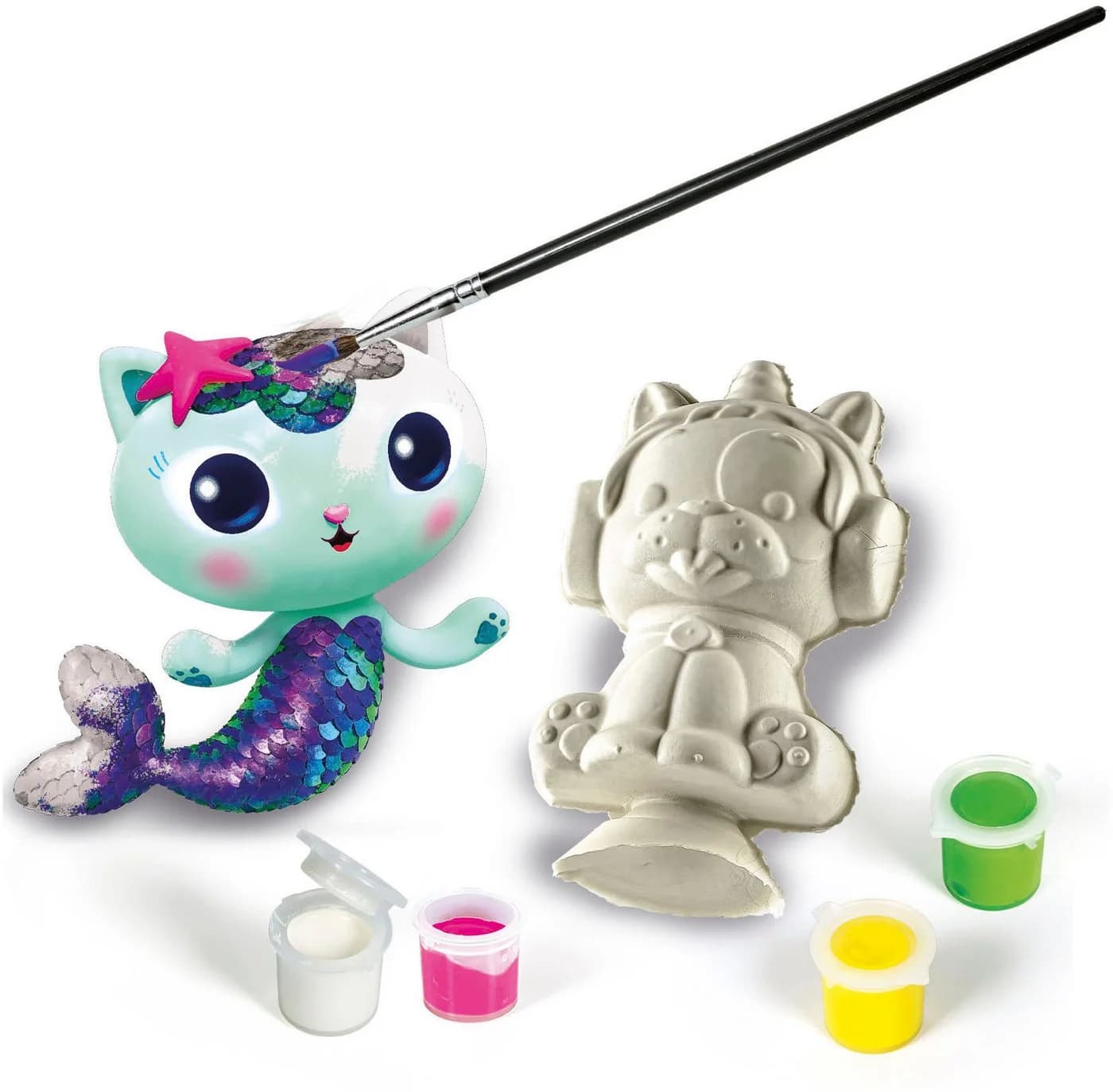 Clementoni Kreativset Gabby's Dollhouse Bunt Gipsfiguren