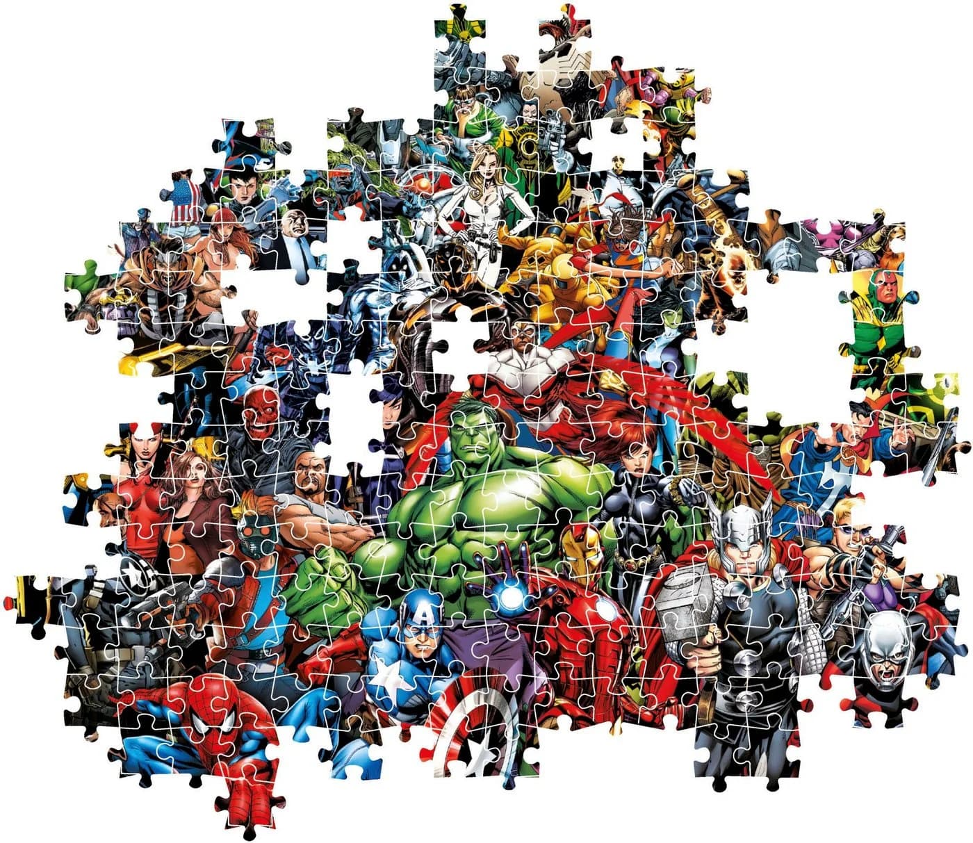 Clementoni Puzzle Impossible Marvel Universe Compact 1000 Teile Bunt