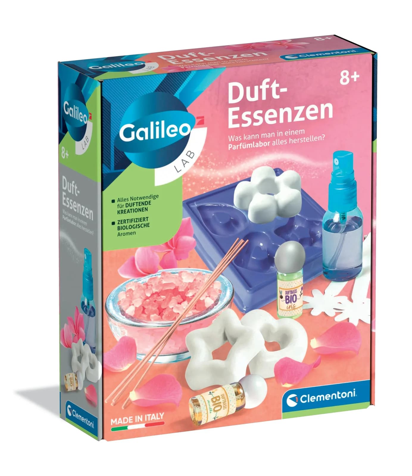 Clementoni Experimentierkasten Galileo Lab Duft-Essenzen Weiß