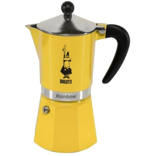 Bialetti RAINBOW 6TZ Kaffeekanne Gelb