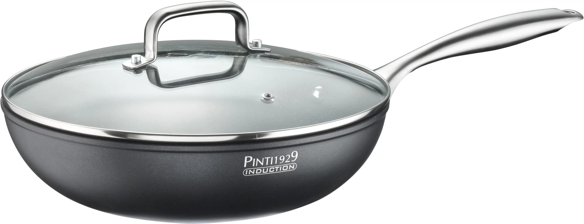 Pinti Inox Wok ST1 28 cm 3-lagige Antihaftbeschichtung