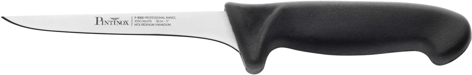 PINTINOX Ausbeinmesser Coltelli P9000 Schwarz Edelstahl