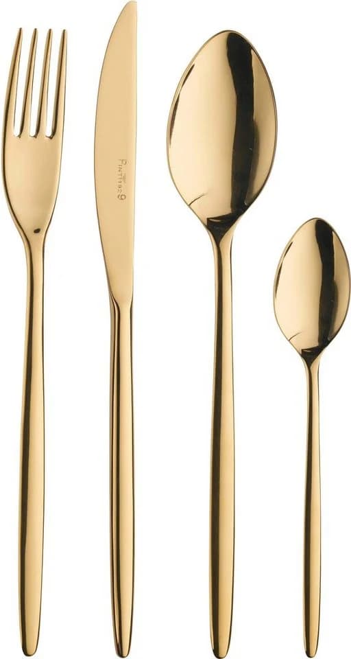 PINTINOX Besteck-Set Olivia Treasure 30-tlg. Gold Edelstahl 18/10