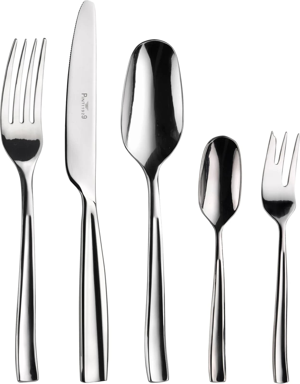 Pinti Inox Besteck-Set Infinito 30-tlg. Edelstahl 18/0 Silber