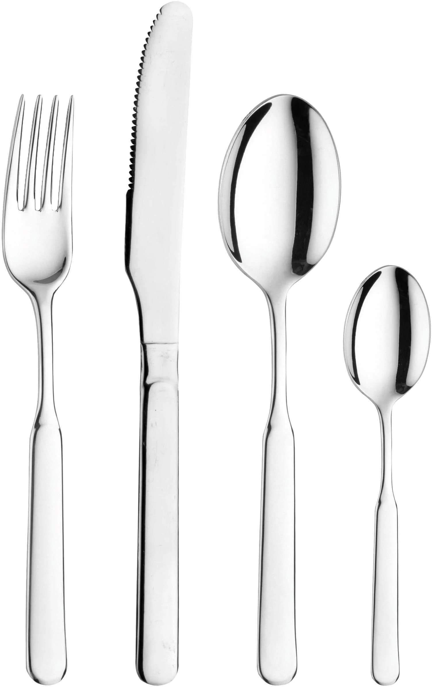 Besteck-Set PINTINOX MILANO 16-tlg. Edelstahl 18/0 Silber Modern