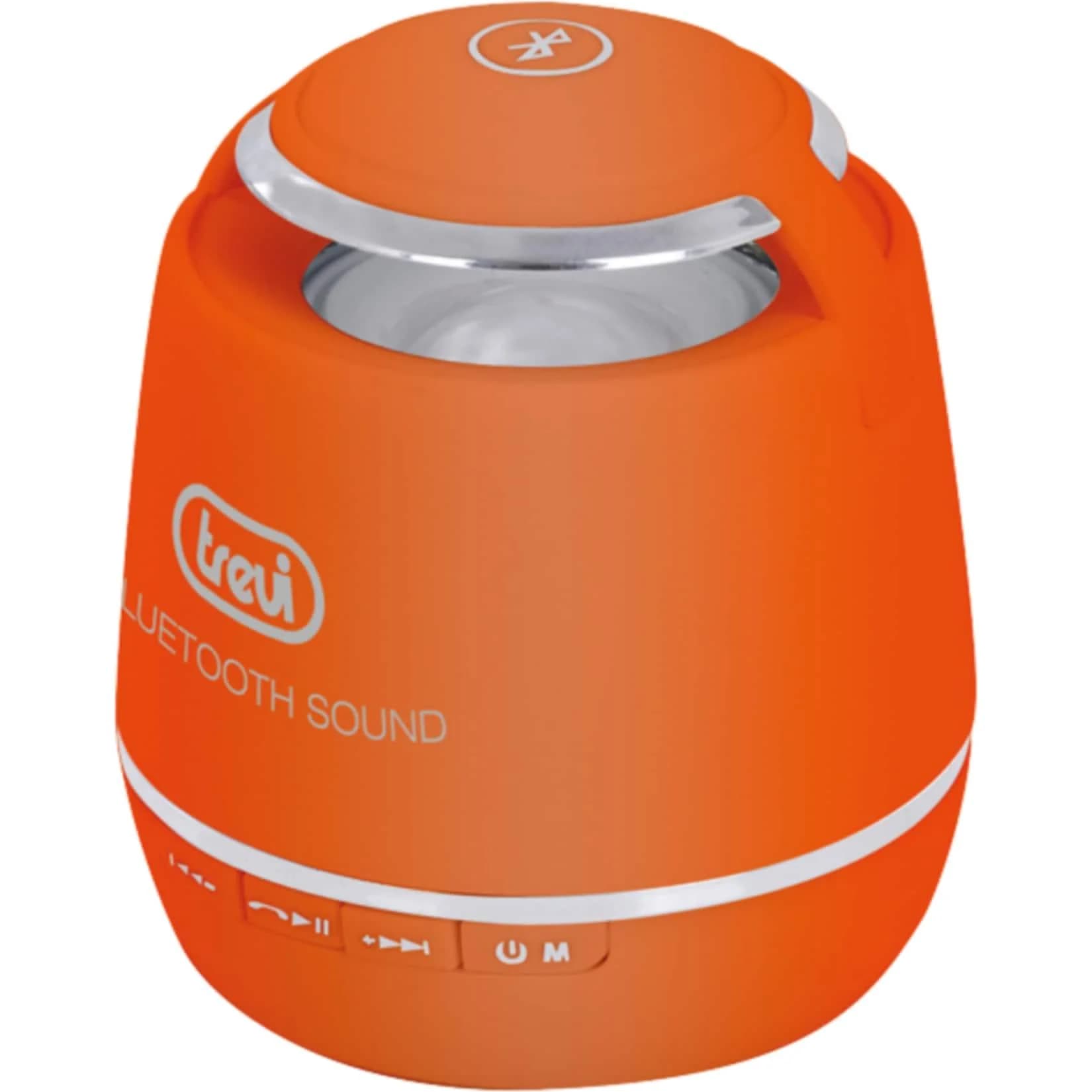 Trevi XP 71 BT Bluetooth-Lautsprecher Orange mit Disco-Licht