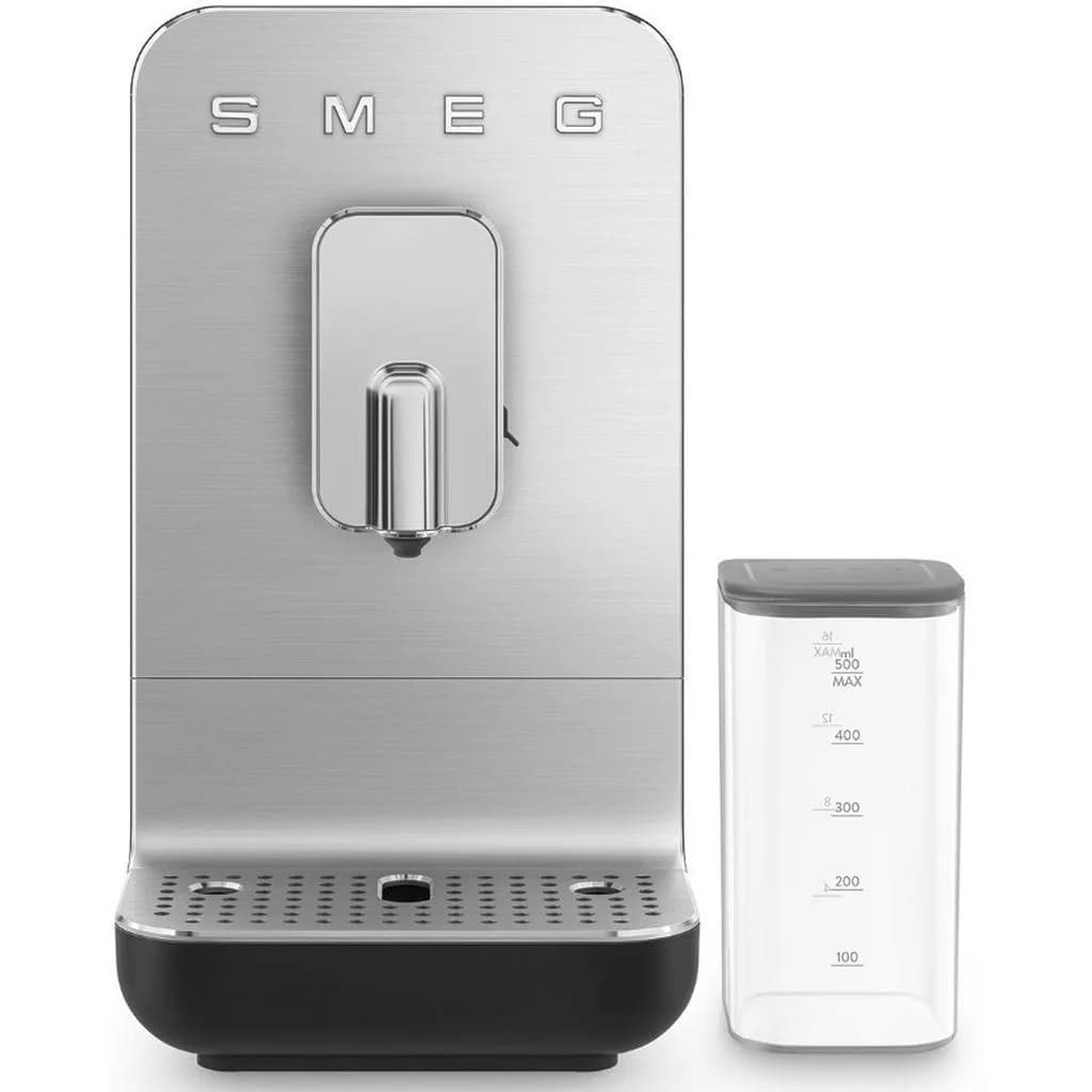 Smeg Kaffeevollautomat Collezione Schwarz Silber Metall Kunststoff