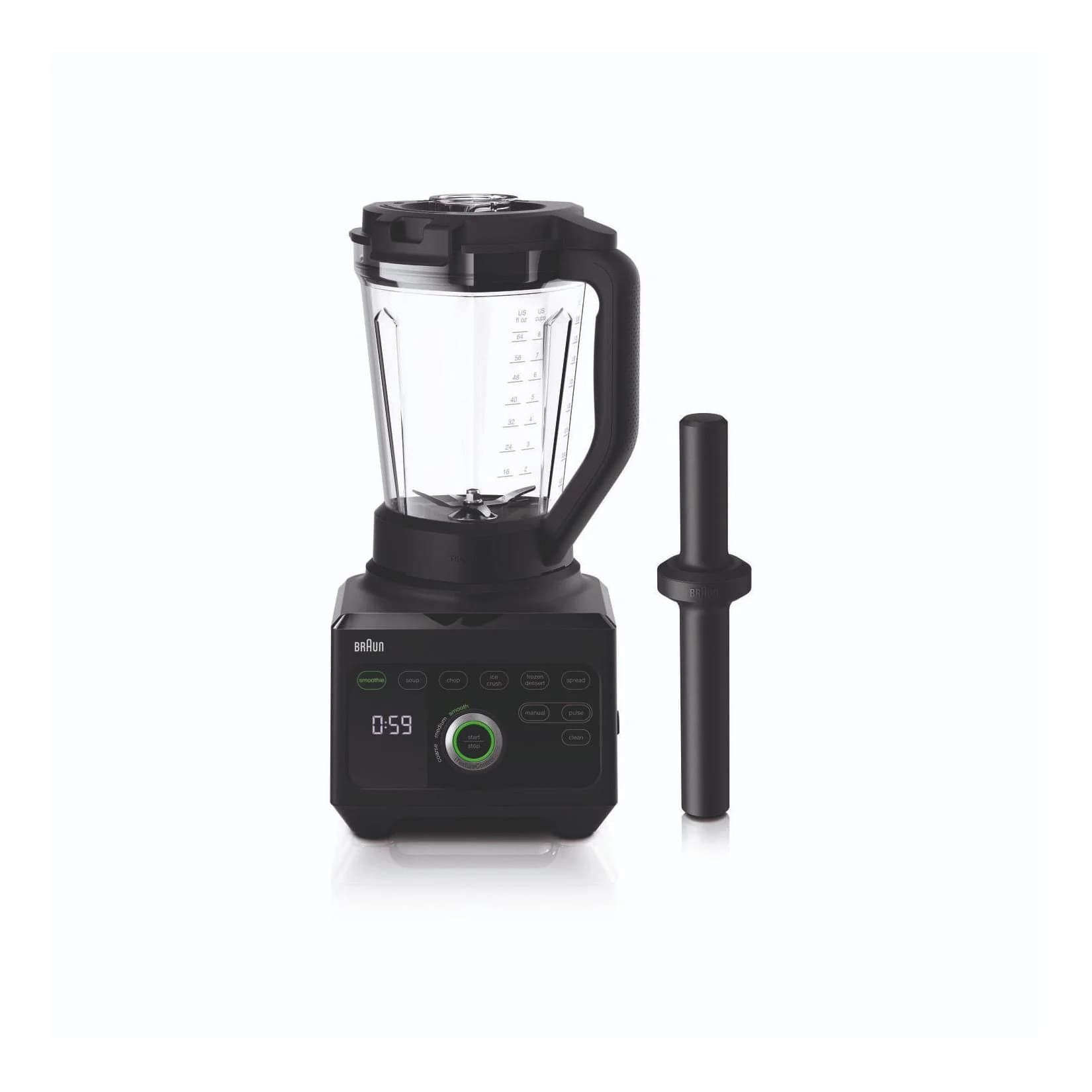BRAUN PowerBlend 9 JB 9040 BK Standmixer Schwarz 1600 Watt 2 Liter