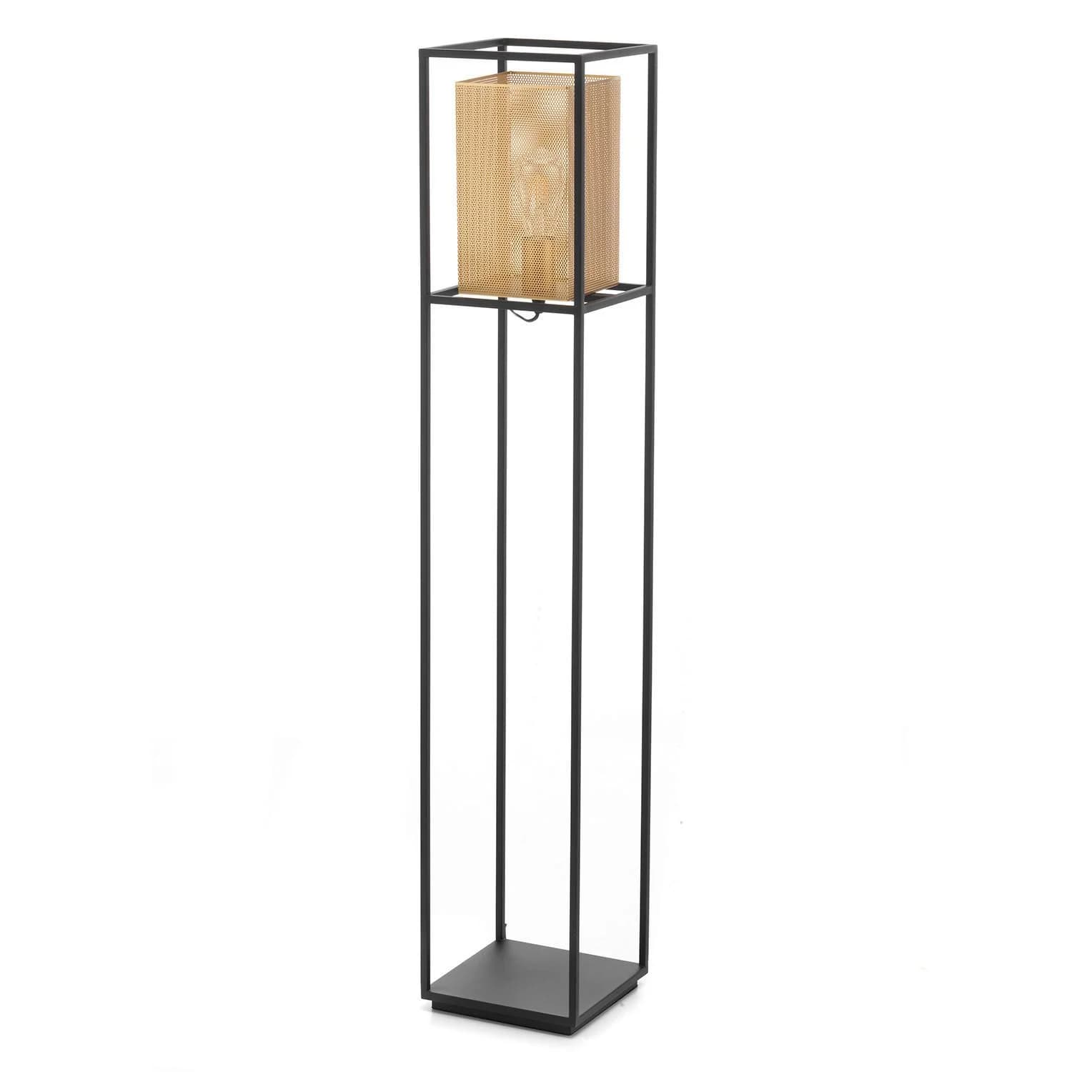 Stehleuchte Malik Schwarz/Gold max. 22 Watt