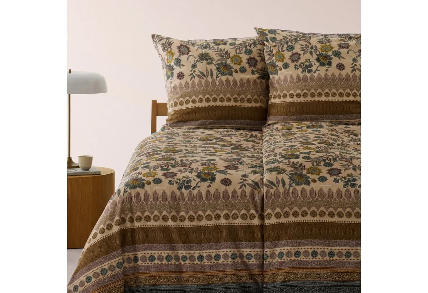 Bassetti Bettwäsche Varigotti Mako-Satin Paisley Beige