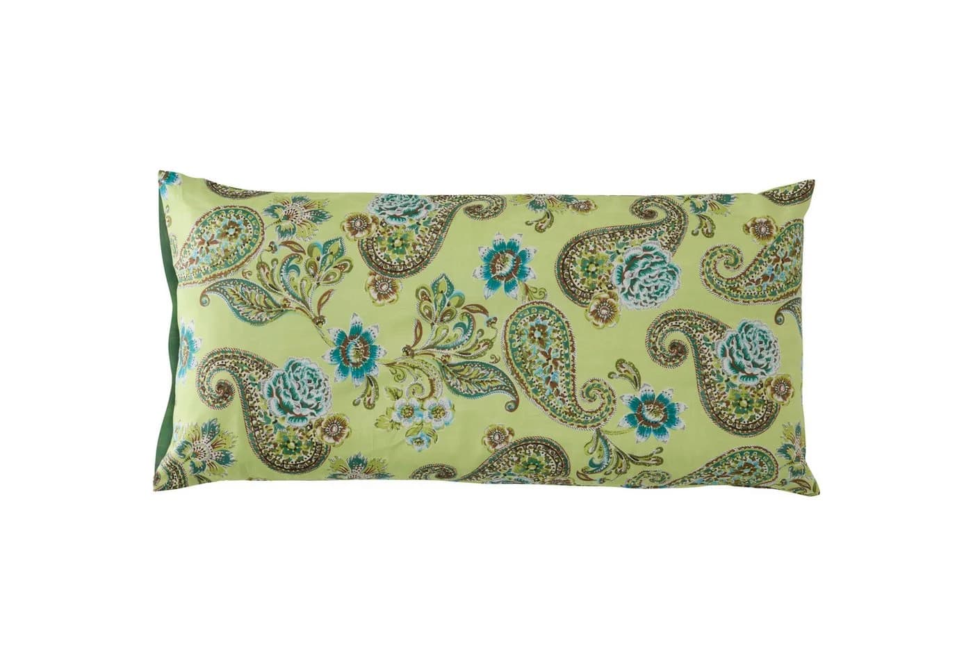 Bassetti Kissenbezug Rapallo Feinsatin Paisley Grün
