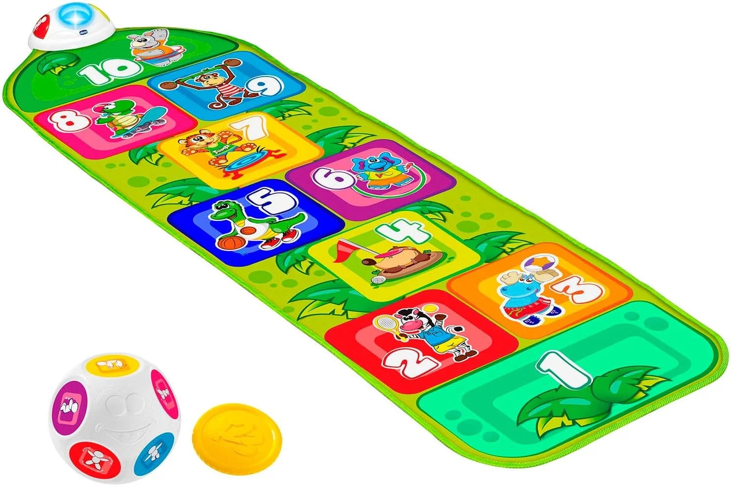 Chicco Elektronische Hüpfmatte mit Licht und Sound Bunt