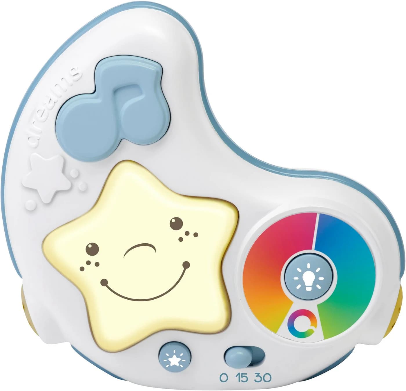 CHICCO Farbspiel Gym Baby Spieldecke Blau mit Melodien und Projektionen