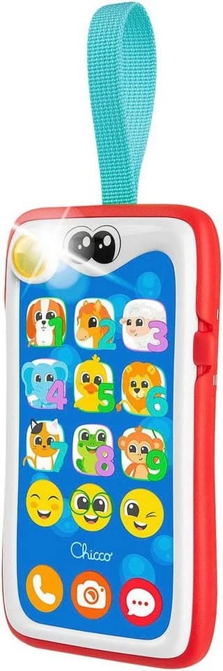 Chicco Spiel-Smartphone Smiley Bunt mit Licht & Ton