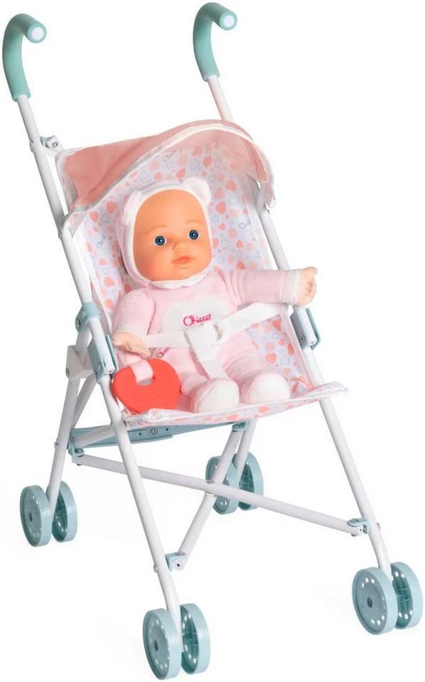 Chicco Puppenbuggy My First Doll Rosa Metallrahmen