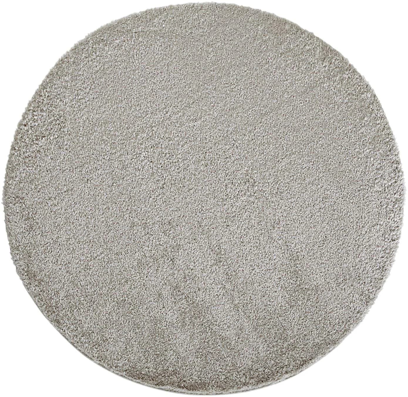 HEINE HOME Teppich Silbergrau Hochflor Uni 200cm