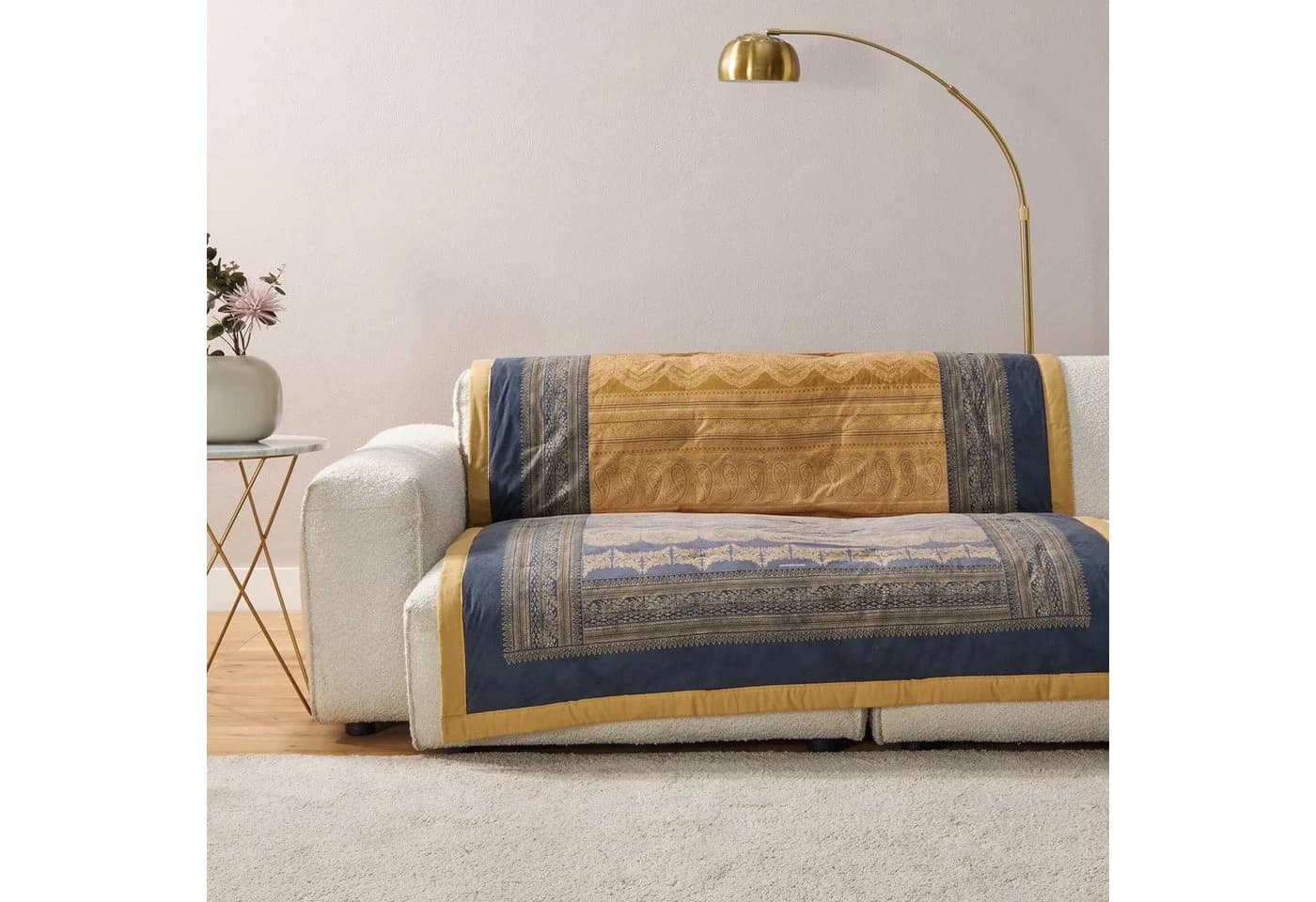 Bassetti Plaid Brunelleschi Türkis/Blau 135x190cm