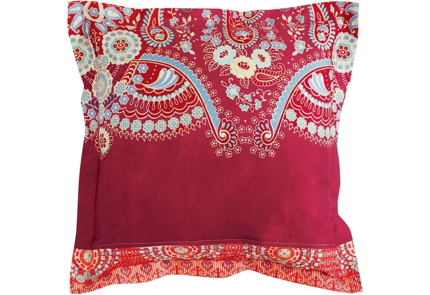 Bassetti Kissenbezug Gran Paradiso Paisley Satin Baumwolle