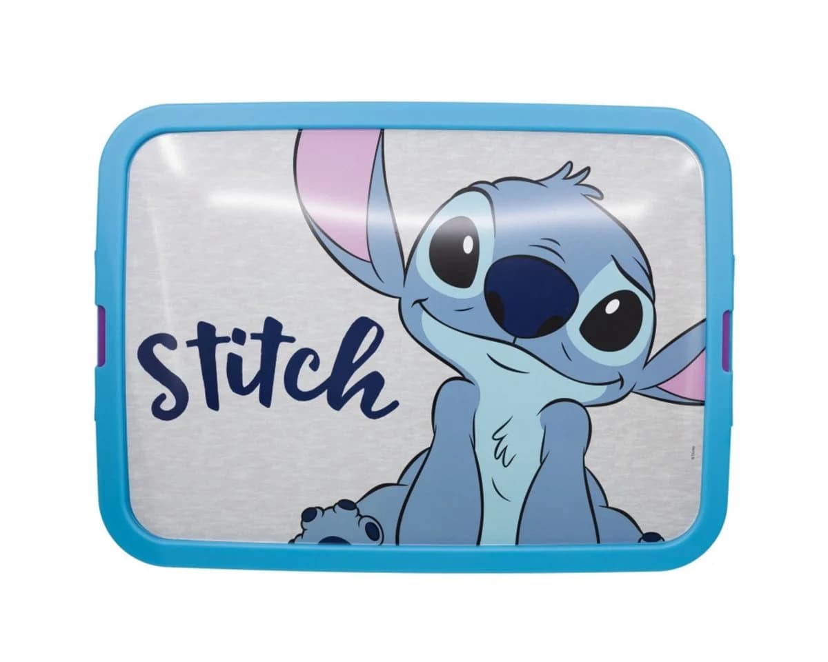Storline Aufbewahrungsbox Disney Stitch Kinderbox 13 l mit Klickdeckel