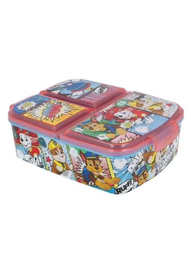 PAW PATROL Brotdose 3-Fach BPA-frei blau