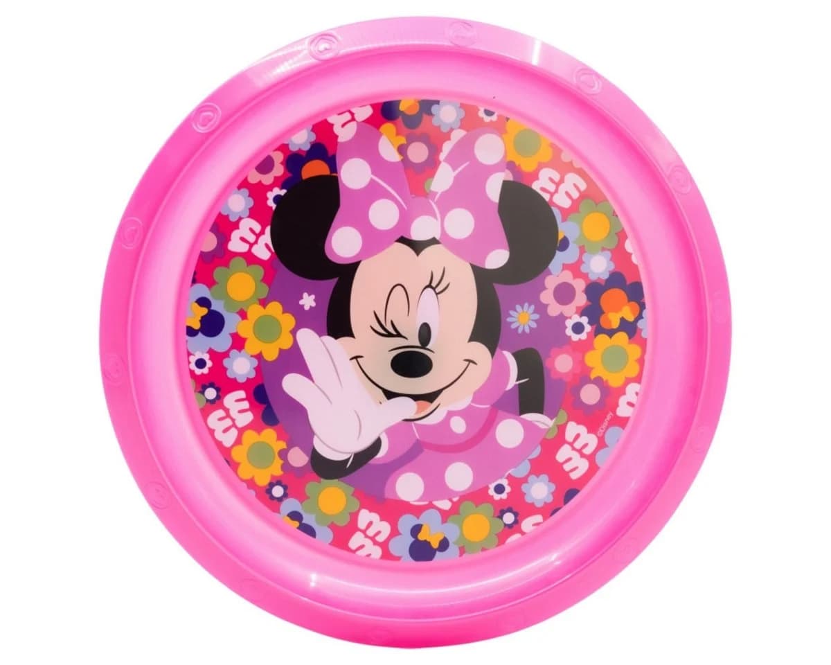 Disney Minnie Mouse Kinderteller Bruchsicher Rosa Motivdesign