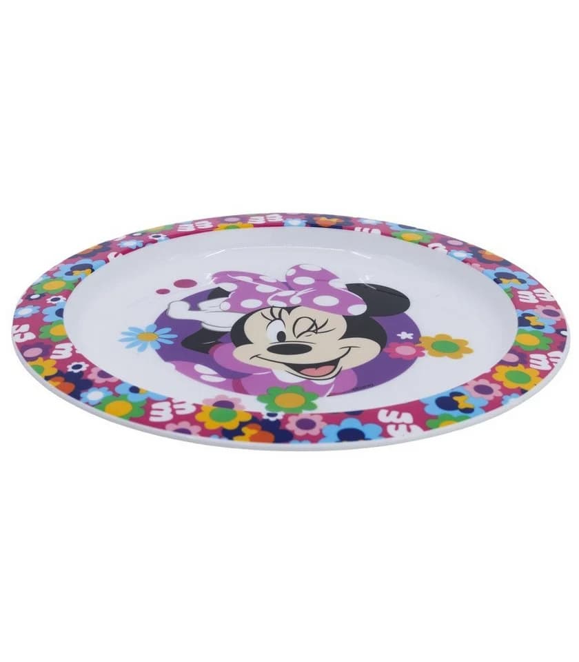 Disney Minnie Mouse Kinder Teller Polypropylen Mikrowellengeeignet
