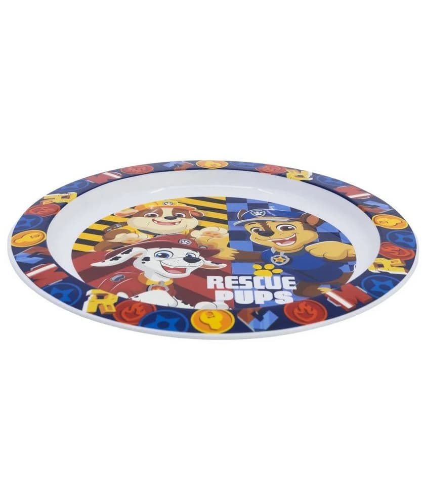 PAW PATROL Kinder Teller Mikrowellengeeignet Polypropylen