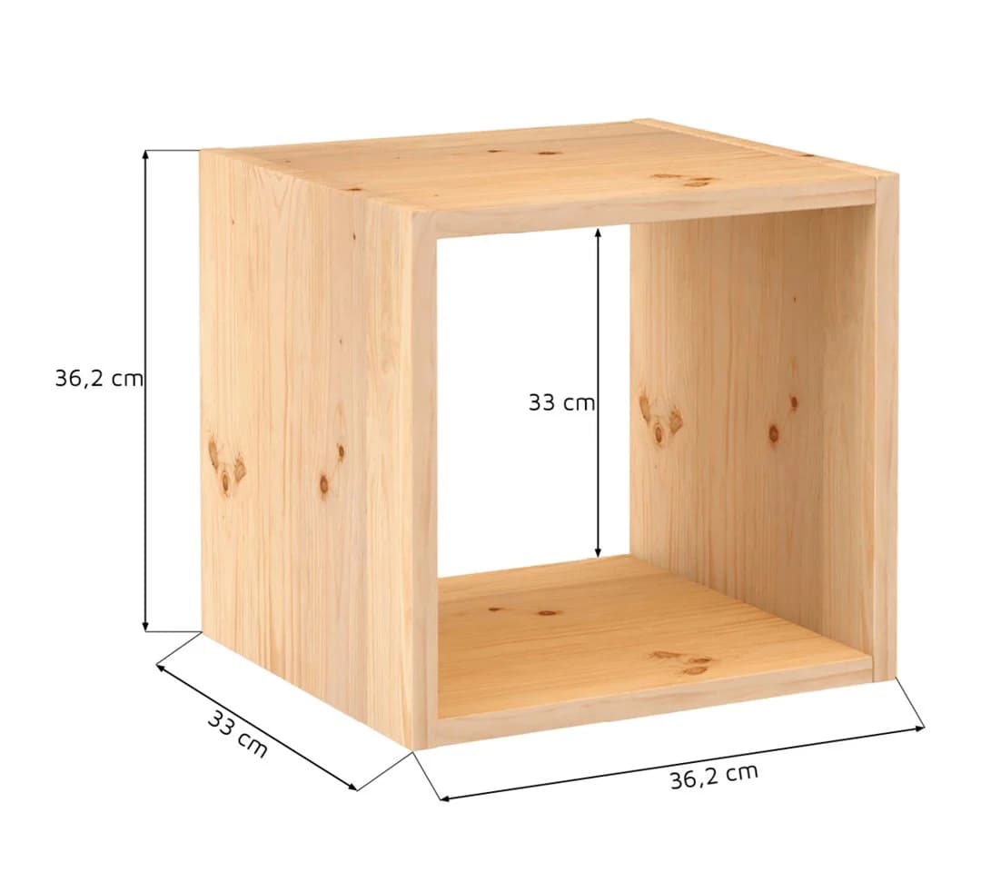Astigarraga Würfelregal Vollholz Dinamic Konfigurierbar