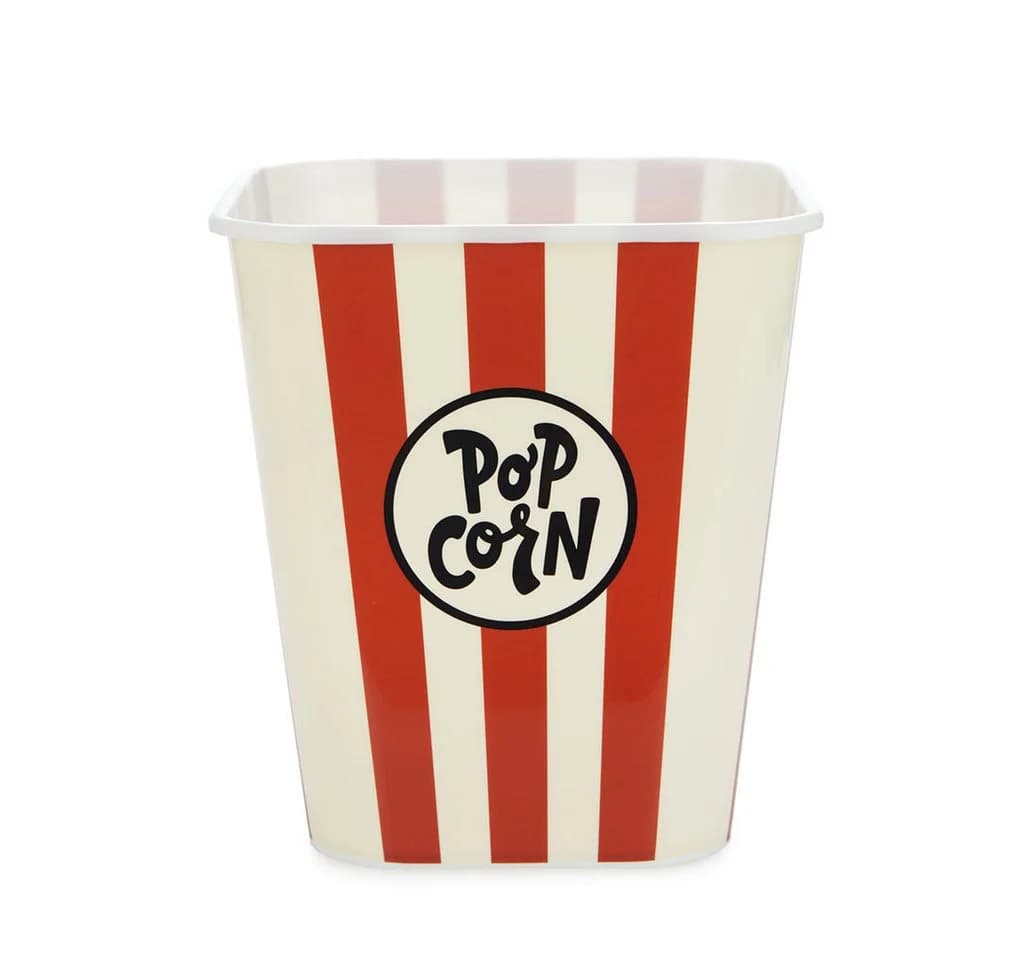 Balvi Popcorn-Schale Retro rot, 3 Liter PP Kunststoff